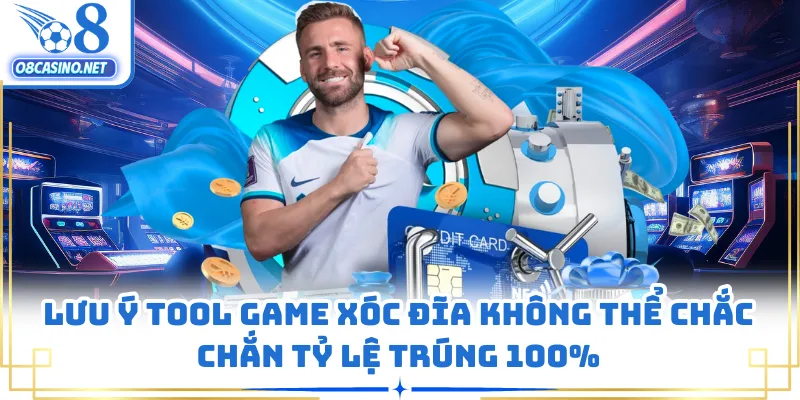 Lưu ý tool game xóc đĩa không thể chắc chắn tỷ lệ trúng 100%